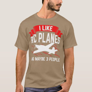RC Flygplan fjärrstyrd utsändning av radiostyrda r T Shirt