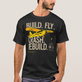 RC Flygplan-gåvor Bygger Gult Airp för återskapand T Shirt