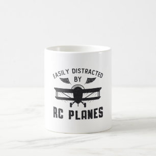 RC Flygplan-luftfartyg som lätt har spridits av RC Kaffemugg
