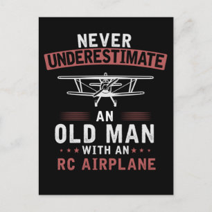 RC-flygplan Pappa Rolig Pilot Far Vykort
