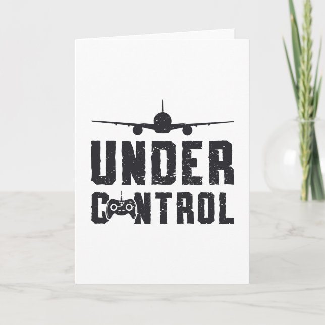 RC Flygplan under kontrollpilotflygplanet RC Flygp Kort (Framsida)