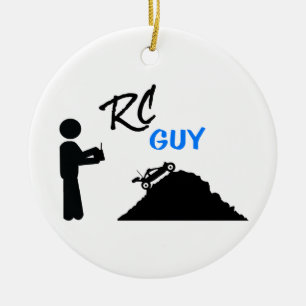 RC-grabb Julgransprydnad Keramik