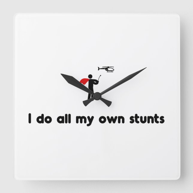 RC-helikopterhjälte Fyrkantig Klocka (Framsida)