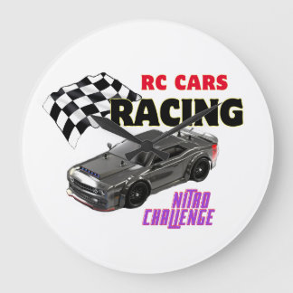 RC-klocka - kontroll RC-bilklocka Stor Klocka