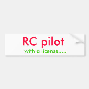 RC lotsar, med en licens ..... Bildekal