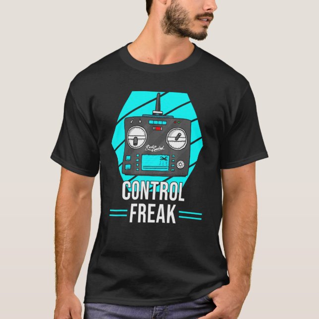 RC-modelldesign - Freak för kontroll T Shirt (Framsida)