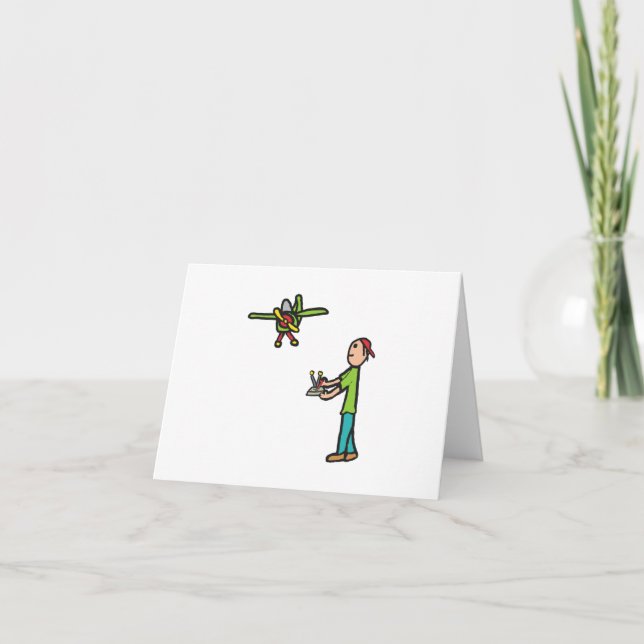 RC Modellflygplan för luftfartyg Kort (Framsida)