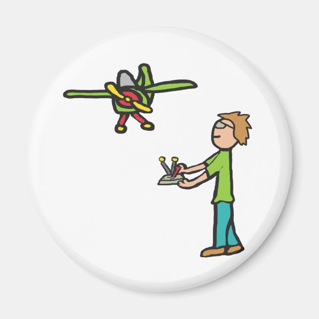 RC Modellflygplan för luftfartyg Magnet (Framsidan)