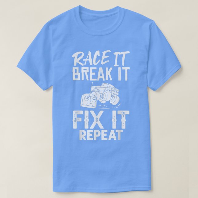 Rc Monster Lastbil-fjärrkontroll för bil2365 T Shirt (Design framsida)