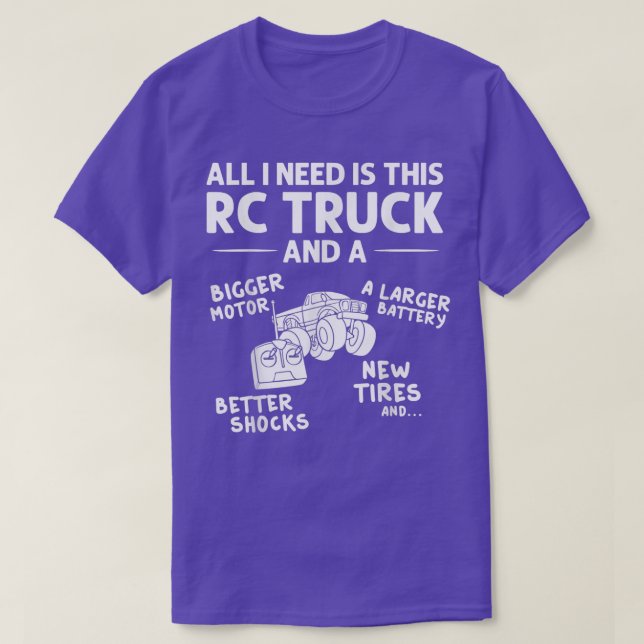 Rc Monster Truck Car Remote Control 2364 T Shirt (Design framsida)