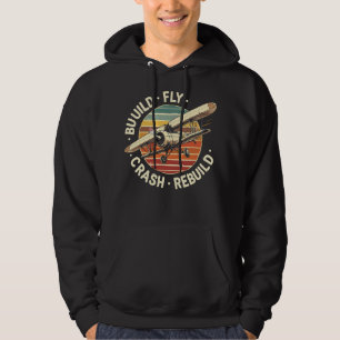 RC Plan Bygg Flyg Krasch Återuppbygg Pilot RC Plan Hoodie