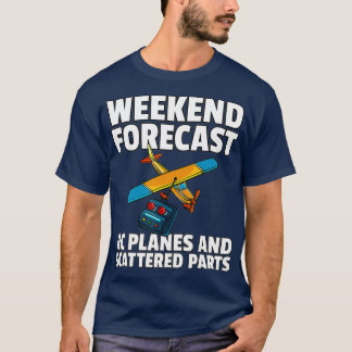 RC Plane Gift For RC Pilot Model Airplane Lover T Shirt