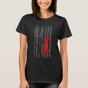 RC Tävla American Flagga Radio Control RC Car T Shirt