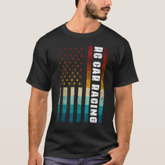 RC-Tävla, amerikansk fjärrstyrd RC-Flagga T Shirt