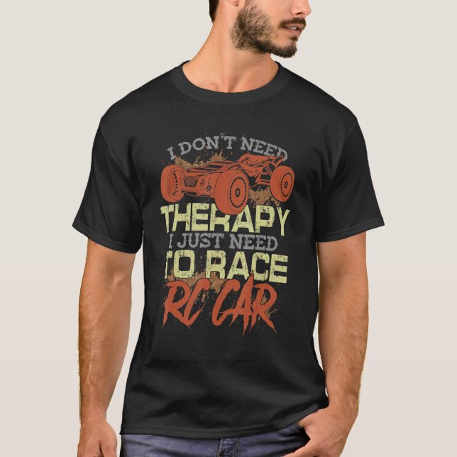 RC-Tävla för en RC-bildsdetektor T Shirt (Framsida)