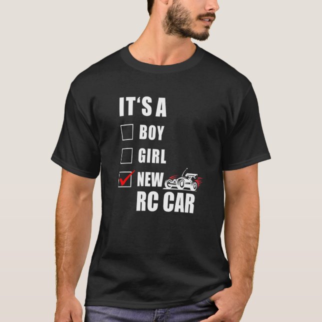 RC-Tävlans fjärrstyrda Cars RC-bilar T Shirt (Framsida)