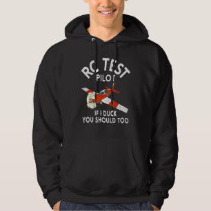 RC Test Flygplan Model Aircraft Aviation Aircraft Hoodie