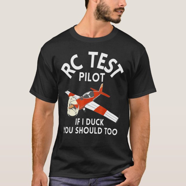 RC Test Flygplan Model Aircraft Aviation Aircraft T Shirt (Framsida)