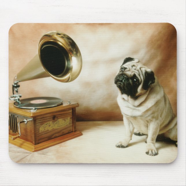 RCA Pug Mousepad Musmatta (Framsidan)