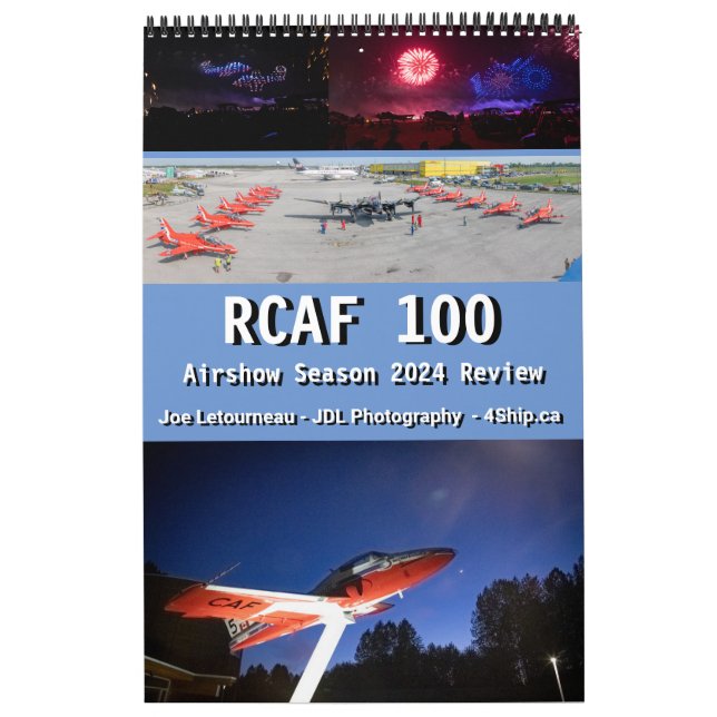 RCAF 100 Airshow Review 2024 Calendar Kalender (Omslag)