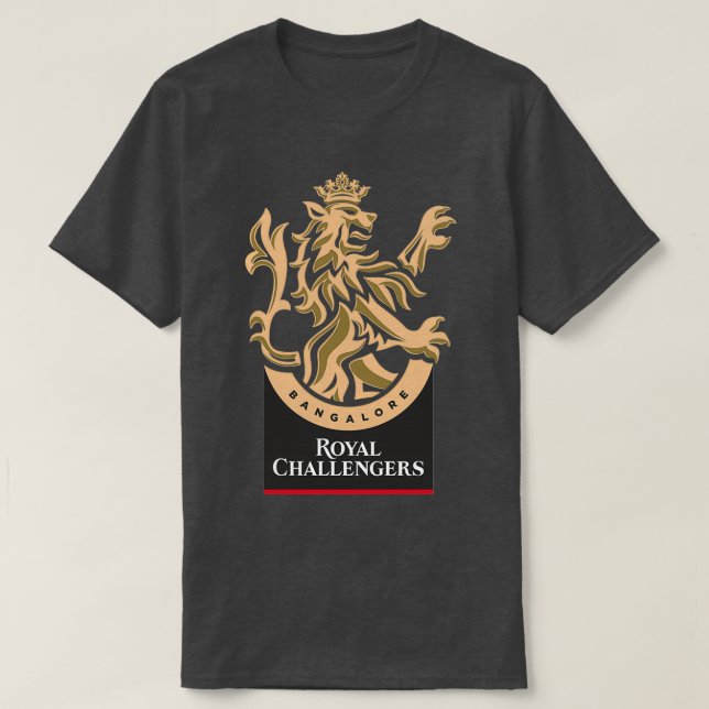 RCB Royal Challenger Bangalore Classic TShirt T Shirt (Design framsida)