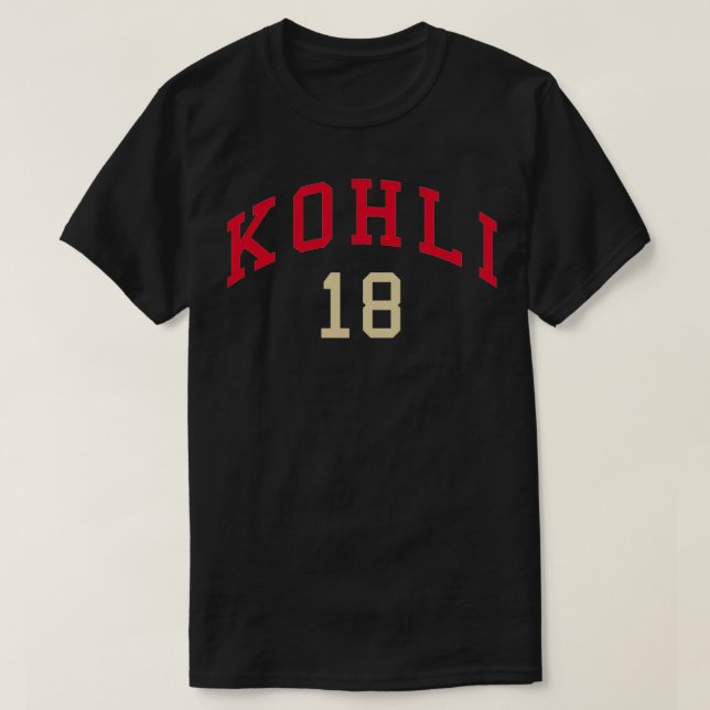 Rcb Virat Kholi T Shirt (Design framsida)