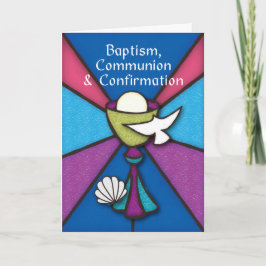 RCIA Dopning Kommunion och Konfirmation Grattis Kort