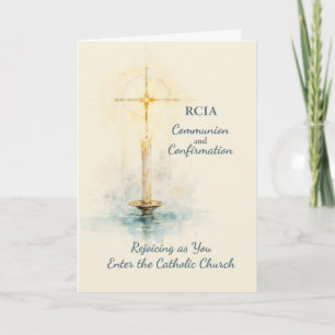 RCIA Kommunion Konfirmation Katolska Kyrkan Kort