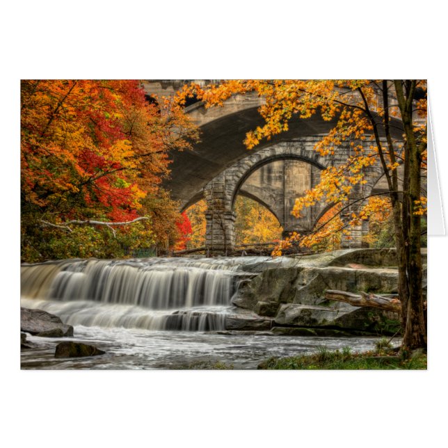 Rcok Falls för stenbrott OBS Kort (Framsidan Horizontal)