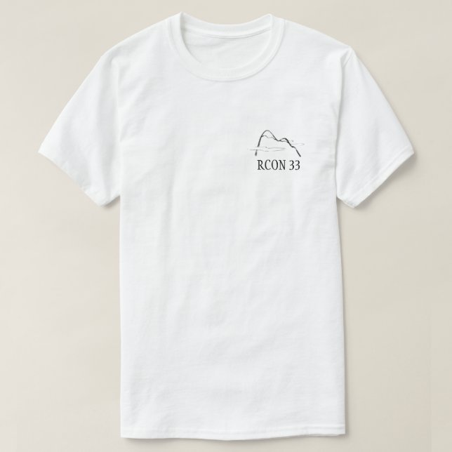 RCon33-ljus T Shirt (Design framsida)