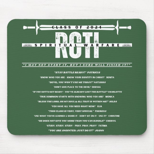 RCTI SW 2024 COMMEMORATIVE MOUSE PAD #1 MUSMATTA (Framsidan)