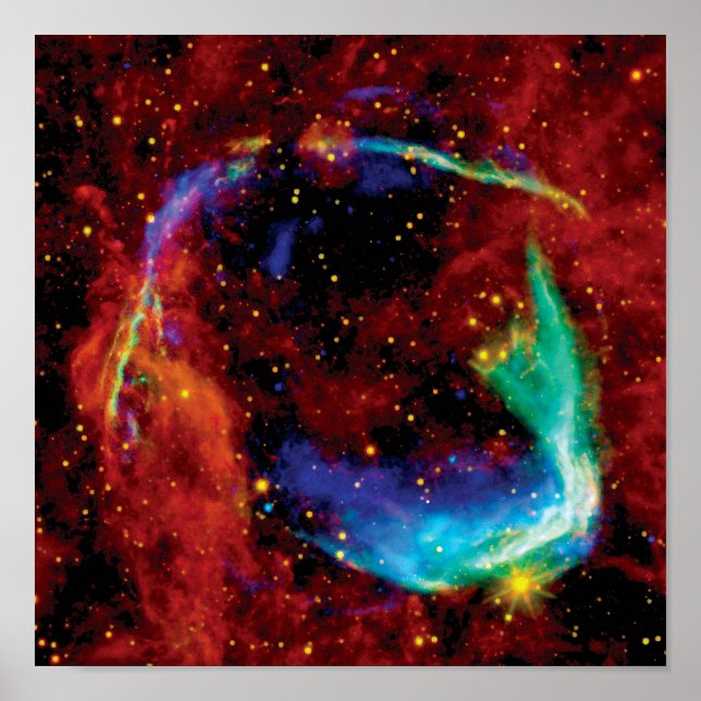 RCW 86 Supernova Remnant - NASA Hubble Space Photo Poster (Framsidan)