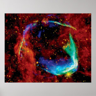 RCW 86 supernovarest - NASA Hubble rymdfoto Poster