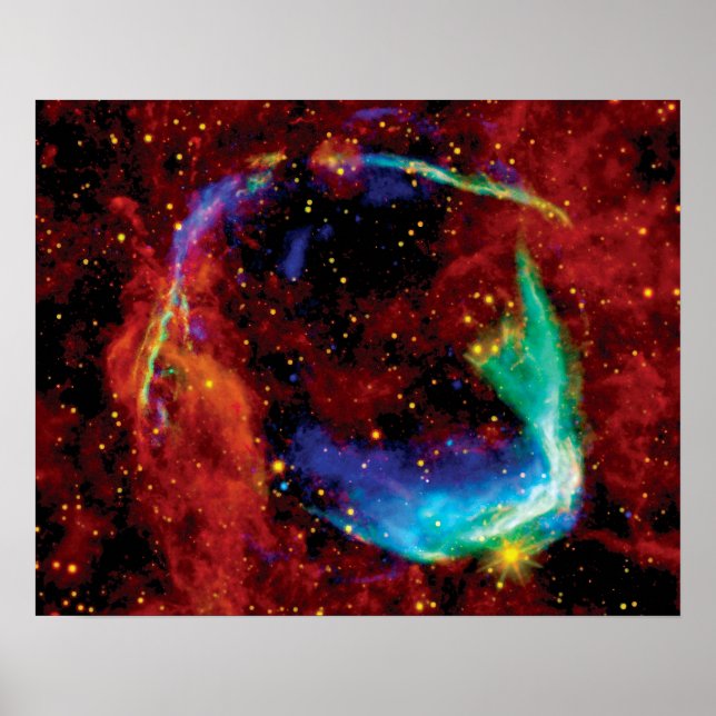 RCW 86 supernovarest - NASA Hubble rymdfoto Poster (Framsidan)