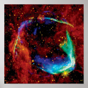 RCW 86 supernovarest - NASA Hubble rymdfoto Poster