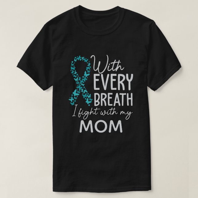 RD Anpassningsbar Cervical Cancer Shirt, jag kämpa T Shirt (Design framsida)