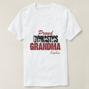 RD Anpassningsbar Gymnastics Grandma Shirt, Rhines T Shirt