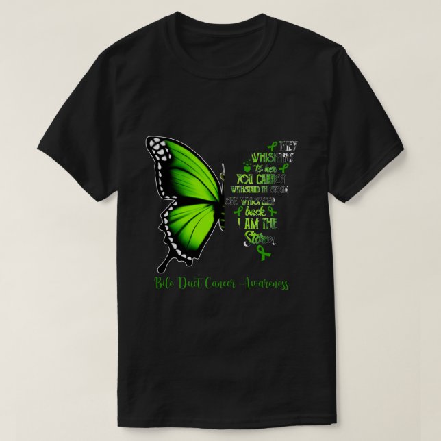 RD I är Storm Bile Duct Cancer Awareness T Shirt (Design framsida)