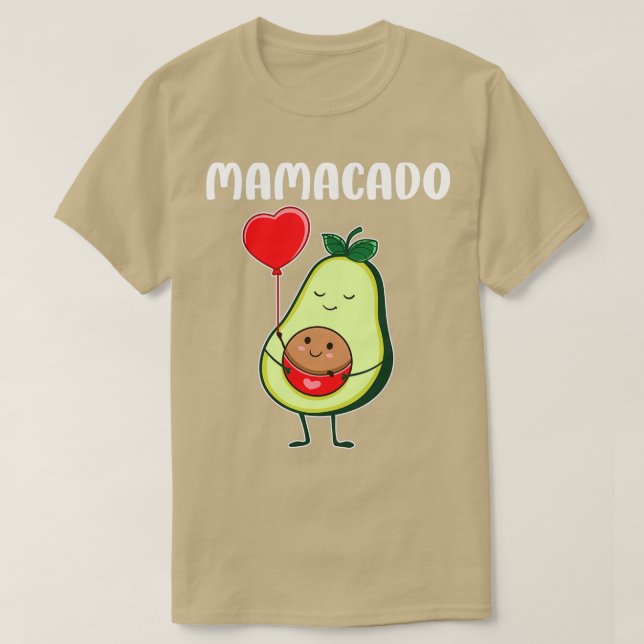 RD Mamacado Avocado Pregnant Mamma Gravid Avo T Shirt (Design framsida)