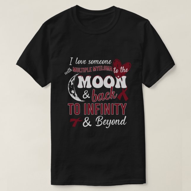 RD Många Myeloma, Många Myeloma Awareness T Shirt (Design framsida)