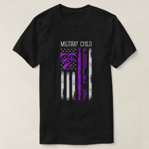 RD Militär Lila för barn upp till sjöfart T Shirt