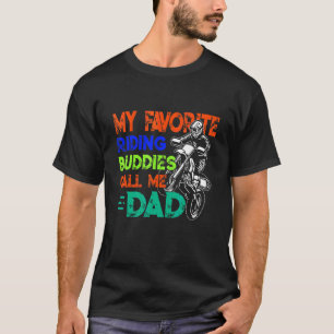 Rd Motorcykel Pappa Dirt Bike Motocross Riding Bud T Shirt