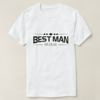 RD Personlig Bachelor Party Shirts, Best Man T Shirt