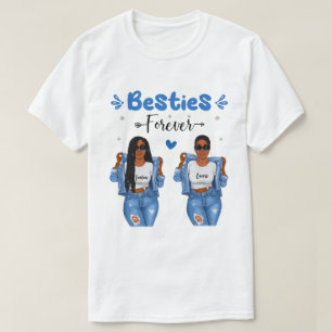 RD Personlig Besties Forever T Shirt Couple