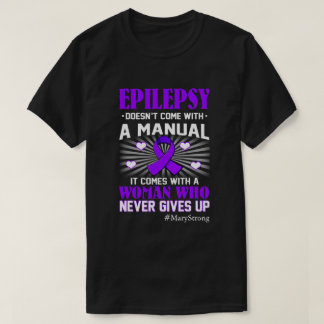 RD Personlig Epilepsy Shirt, Epilepsimedvetenhet T Shirt
