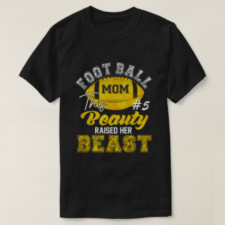 RD Personlig Football Mamma Shirt, denna skönhet T Shirt