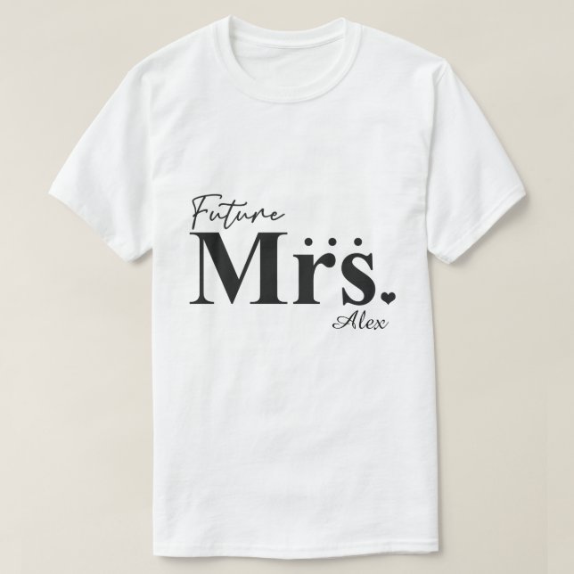 RD Personlig Framtiden Shirt, Bride T Shirt (Design framsida)