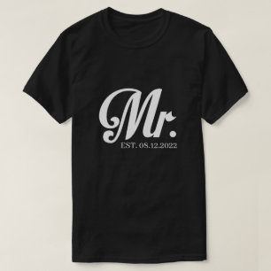RD Personlig Mr. och Shirt, Ny gifta T Shirt