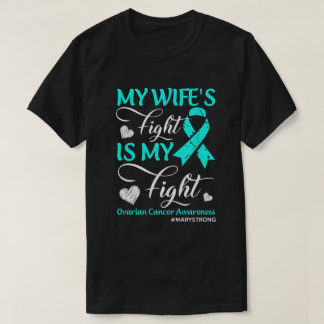 RD Personlig Ovarian Cancer Shirt, Cancer Fight T Shirt
