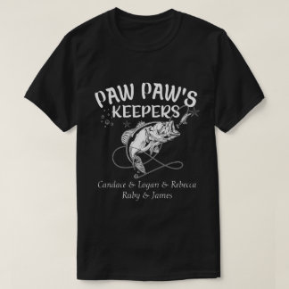 RD Personlig Pawpaw's Keepers Fishing Shirt T